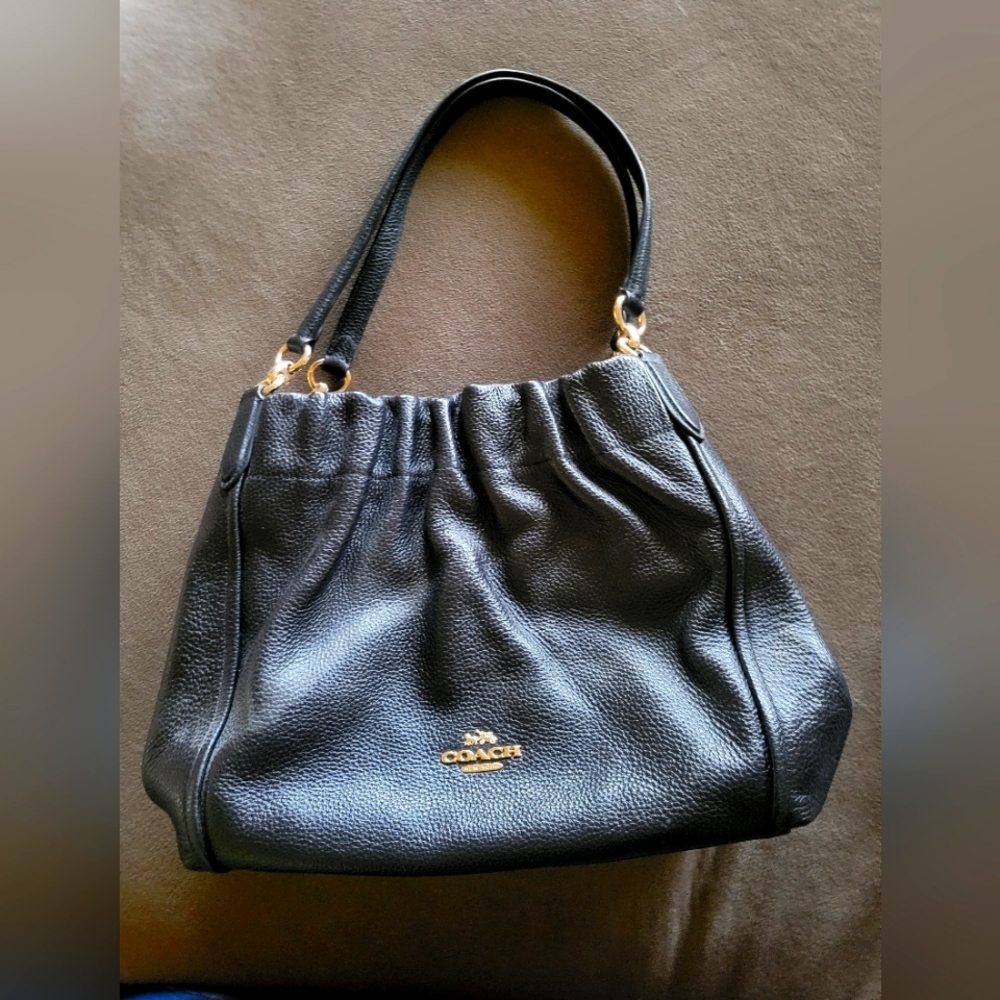 Coach Maya Shoulder Bag Black Gem